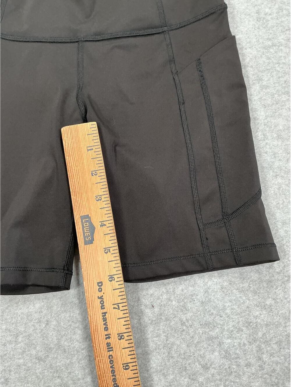 Athleta Ultimate Stash II 7” Bike Shorts Women’s XS Black‎ Pocket Shorts - Picture 6 of 8
